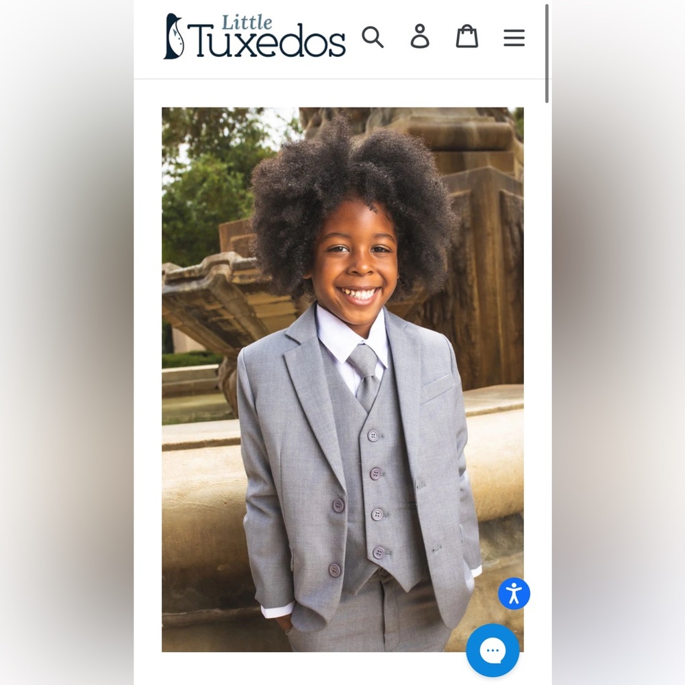"007" Kids Heather Grey Suit (5-Piece Set)
PEANUT BUTTER COLLECTION
$124.95
